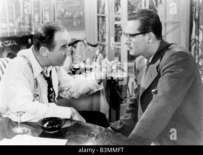 GEBOREN gestern 1950 Columbia Film mit Broderick Crawford auf der linken Seite Stockfoto