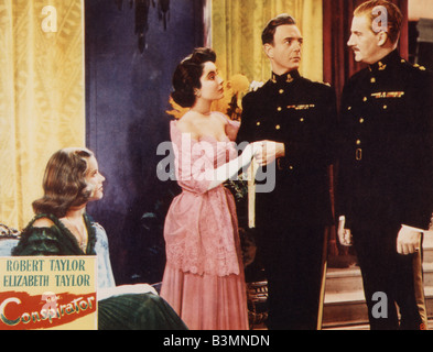 VERSCHWÖRER 1949 MGM Film mit Elizabeth Taylor Stockfoto