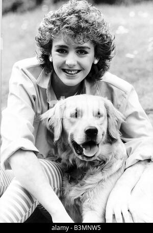 Yvette Fielding TV-Moderatorin früher von Blue Peter Stockfoto