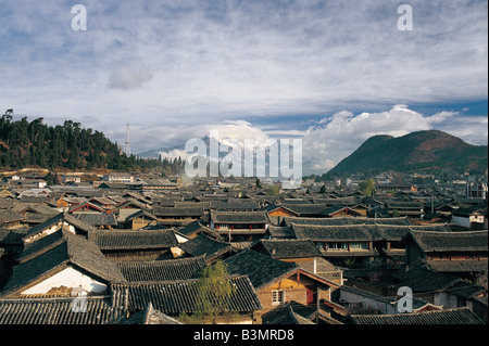 Traditionelles Haus, Lijiang Yunnan, China Stockfoto