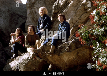 CREEDENCE CLEARWATER REVIVAL uns Popgruppe 1971 - siehe Beschreibung unten für Namen Stockfoto