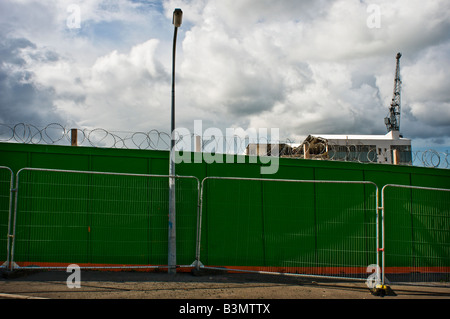 Woolston Riverside Centenary Kai Entwicklung vor Ort Stockfoto