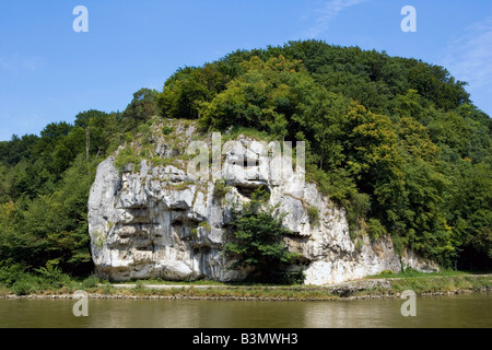 Deutschland, Bayern, Donauenge Bei Weltenburg, Danube Durchbruch in der Nähe von Weltenburg, Bayern, Deutschland, Europa Stockfoto