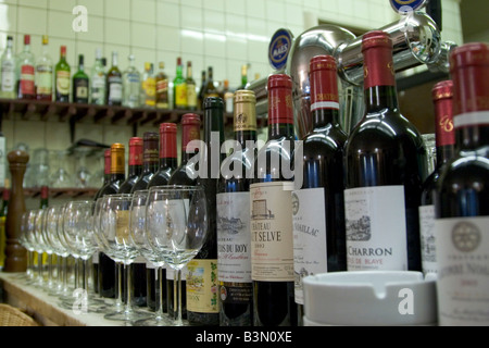 Beliebte Familien-Restaurant "Le Pre-Sale" verkaufen traditionelle belgischen Küche in Brüssel Belgien Stockfoto