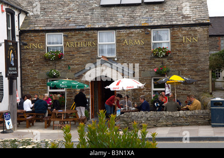 König Arthurs Arme, Tintagel, Cornwall, UK. Stockfoto