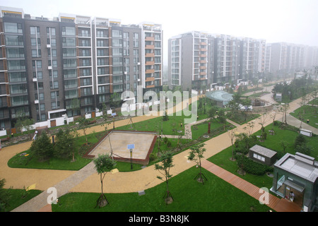 Olympisches Dorf, Peking, China Stockfoto