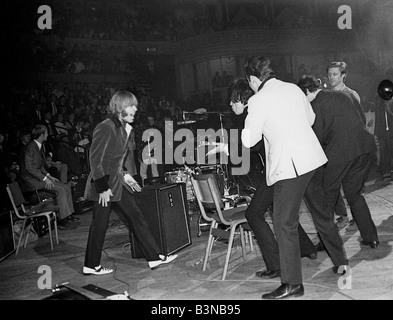 ROLLING-STONES-Konzert in der Londoner Albert Hall am 23. September 1966. Ausführliche Informationen finden Sie unten stehende Beschreibung Stockfoto
