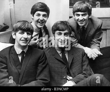 Die Beatles Paul McCartney George Harrison John Lennon und Ringo Starr Stockfoto