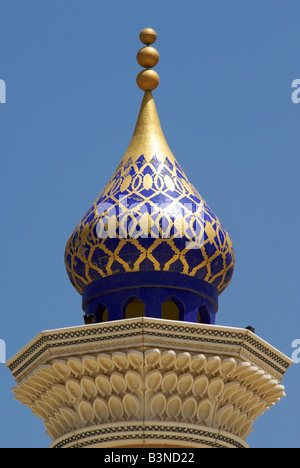 Minarett Nizwa Moschee Al-Dakhiliyah-Region Sultanat von Oman Stockfoto