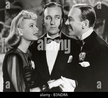 HOLIDAY INN 1942 Paramount Film mit von links Marjorie Reynolds, Bing Crosby und Fred Astaire Stockfoto