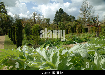 Die formale Gärten am Groombridge Place in Kent Stockfoto