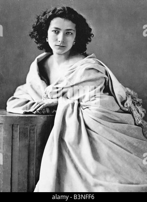 SARAH BERNHARDT französische Schauspielerin 1844 bis 1923 Stockfoto