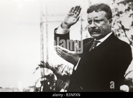 THEODORE ROOSEVELT aka Teddy 26. Präsident der Vereinigten Staaten 1858 bis 1919 Stockfoto