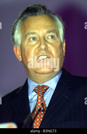 Peter Hain anlässlich der Labour-Parteitag in Brighton, September 2004 Stockfoto