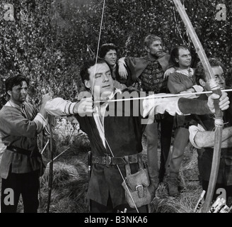 DIE Abenteuer des ROBIN HOOD Saphir Filme/ITC-TV-Serie 1955 bis 1960 mit Richard Greene Stockfoto