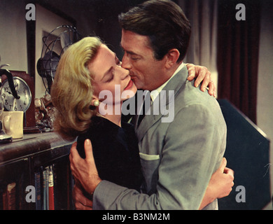 Gestaltung von Frau 1957 MGM Film mit Gregory Peck und Lauren Bacall Stockfoto