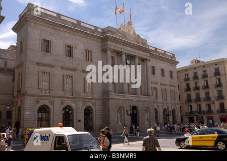 Casa De La Ciutat (Rathaus) In Bari Gotic in Barcleona Spanien Stockfoto