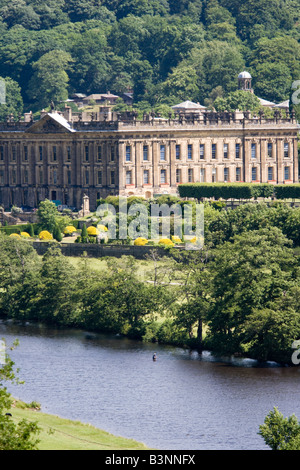 Chatsworth House, Derbyshire Herzog und Herzogin von Devonshire Stockfoto