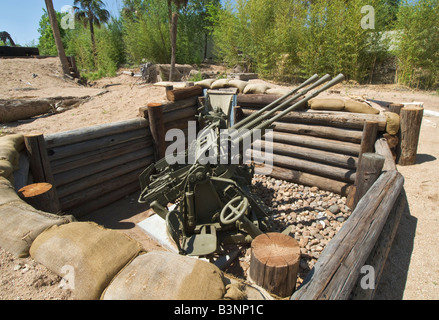 Texas Hill Country Fredericksburg National Museum der pazifischen Krieg Combat Zone Ausstellung Stockfoto