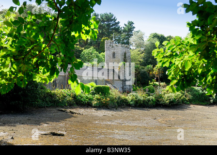 St.Just In Roseland Kirche, Cornwall Stockfoto