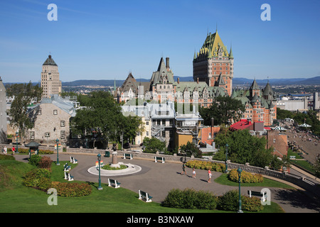 Québec (Stadt) Kanada Québec Gesamtansicht von der Zitadelle Stockfoto