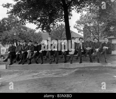 Popstars in Liverpool Juni 1963 die Beatles John Lennon-Paul McCartney Ringo Starr und George Harrison Gerry und die Schrittmacher Stockfoto