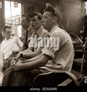 Leben im Spiegel Bela Zola Bilder Butlins Holiday Camp in Filey camp Konzert Juli 1954 Stockfoto