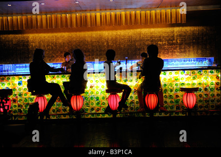 Eine Bar im Xintiandi, Shanghai, China. 06 Sep 2008 Stockfoto