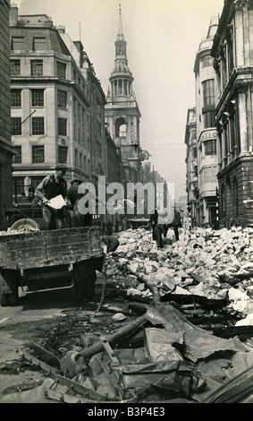 Blitz-besessenen aus dem deutschen Wort Blitzkrieg Blitzkrieg, dies der britische Name für die Luftwaffe s erlitt war, Nacht Angriffe Stockfoto