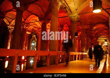 Mai 2008 - die Basilika-Zisterne-Istanbul-Türkei Stockfoto