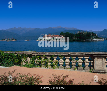 Isola Bella, Borromäischen Inseln Lago Maggiore, Piemont, Italien Stockfoto