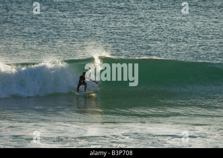 Surfer, Praia de Mareta Stockfoto