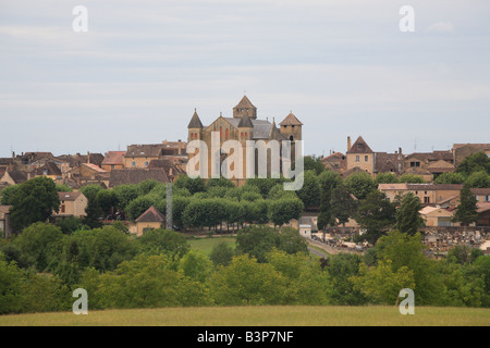 Beaumont du Perigord Bastide Stadt Frankreich Stockfoto