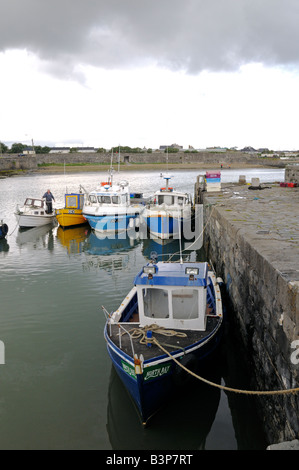 Dem kleinen Fischerhafen am Rush, North County Dublin Irland Stockfoto