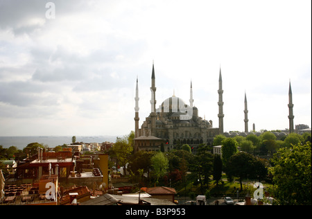 Mai 2008 - die blaue Moschee oder in seinen türkischen Namen Sultan Ahmet Camii Istanbul Türkei Stockfoto