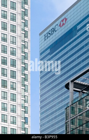 HSBC Hauptverwaltung, Canary Wharf, London, UK Stockfoto