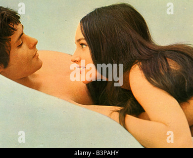 ROMEO und Julia 1968 Paramount Film mit Leonard Whiting und Olivia Hussey Stockfoto