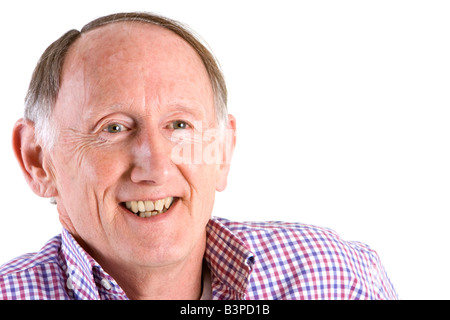 Senior glücklich Lächeln und lachen Stockfoto
