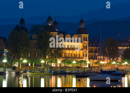 Velden Palast am Wörthersee in Velden, Kärnten, Österreich, Europa Stockfoto