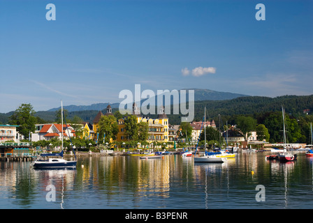 Velden Palast am Wörthersee in Velden, Kärnten, Österreich, Europa Stockfoto