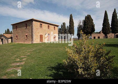 Landschaft, Localit Montecucco, Cinigiano, Monte Amiata Gebiet, Toskana, Italien Stockfoto