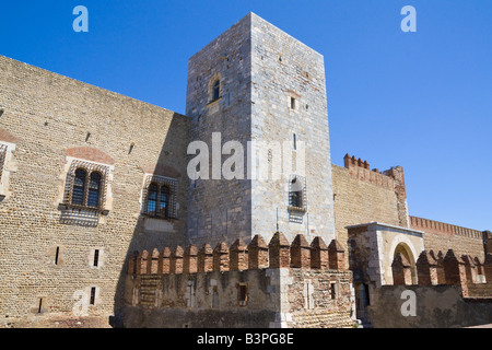 Der Palast der Könige von Mallorca in Perpignan / Southern France Stockfoto