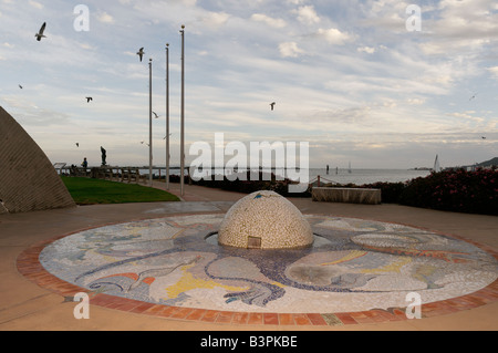 Perle des Pazifik Brunnens im Pacific Rim Park auf Shelter Island San Diego Kalifornien USA Stockfoto