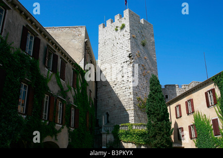 Turm, Schloss von Duino, Duino-Aurisina, Friuli Venezia Giulia, Italien Stockfoto