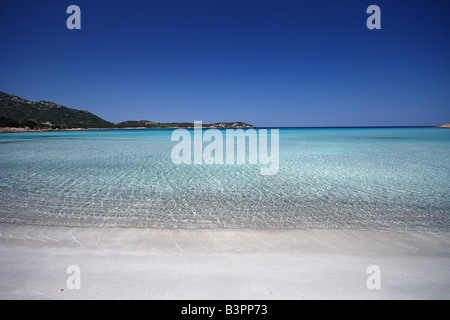 Grande Pevero Beach, Arzachena, Sardinien, Italien Stockfoto