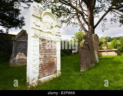 John Peel Grab auf dem kleinen Friedhof in Caldbeck Cumbria Lake District England UK Stockfoto