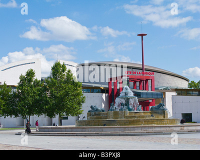 Cite De La Musique Parc De La Villette-Paris Frankreich Stockfoto