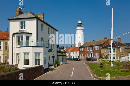 Leuchtturm und St. James Green, Southwold, Suffolk, England Stockfoto