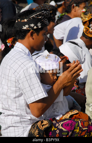 Feuerbestattung Zeremonie /final Ritual, Kusamba Beach, Bali, Republik von Indonesien Stockfoto