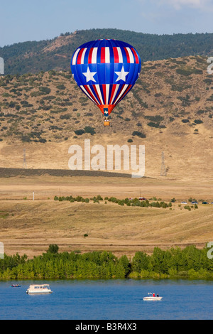Rocky Mountain-Ballon-Festival 2008 abgehaltenen Chatfield Reservoir Stockfoto